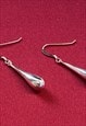 Sterling Silver Long Drop Earrings on French Hooks
