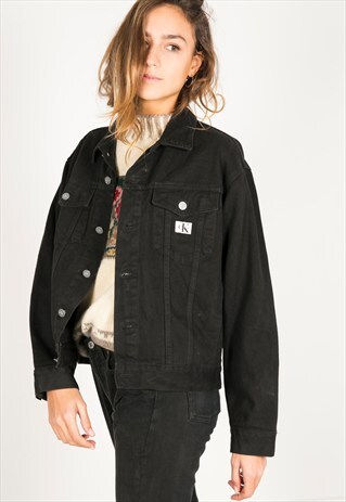 VINTAGE 80S CALVIN KLEIN DENIM JACKET