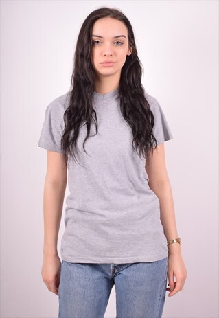 LEVI'S WOMENS VINTAGE T-SHIRT TOP SMALL GREY 90'S