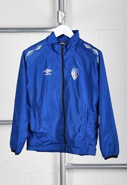 Vintage Umbro Jacket in Blue Windbreaker Rain Coat XS
