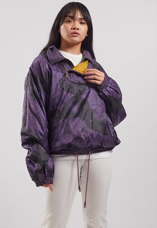 VINTAGE 1/4 ZIP SHELL JACKET