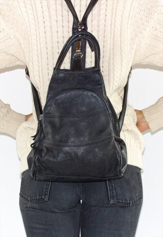 VINTAGE SOFT LEATHER 90'S FESTIVAL BACKPACK