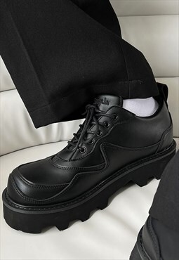 Split toe boots Edgy high fashion round shape ankle shoes