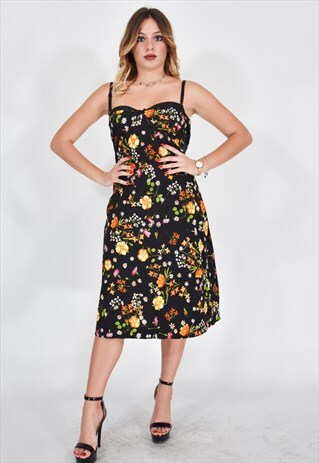 SWEET AND GABBANA CASUAL MULTICOLOUR DRESS