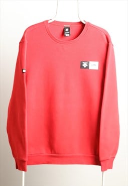 Descente F35 Vintage Logo Sweatshirt Red