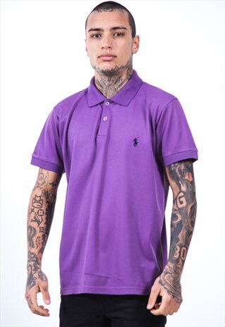 VINTAGE 90S POLO RALPH LAUREN POLO SHIRT / S0577