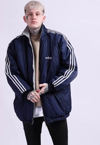 VINTAGE 90'S ADIDAS REVERSIBLE INSULATED JACKET