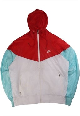 Vintage 90's Nike Windbreaker Jacket Hooded Full Zip Up
