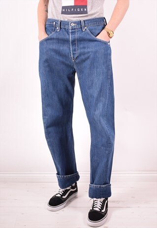 LEVI'S MENS VINTAGE JEANS W34 L32 BLUE 90S