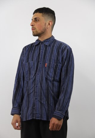 VINTAGE CORD STRIPED SHIRT