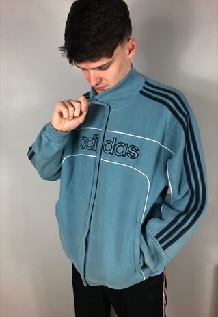 VINTAGE ADIDAS ZIP UP SWEATSHIRT