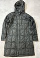 THE NORTH FACE PUFFER COAT LONGLINE WITH HOOD AND LOGO