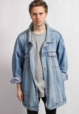 VINTAGE OVERSIZED DENIM JACKET