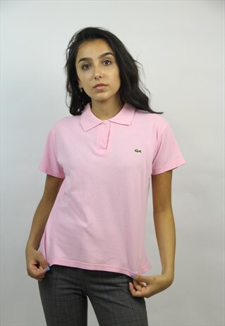 VINTAGE LACOSTE CUTE PINK POLO SHIRT
