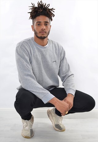 VINTAGE SLAZENGER SWEATSHIRT GREY