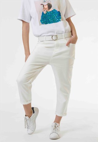 CARLITA TROUSERS WHITE