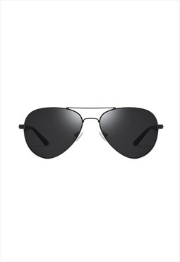 Grace Small Aviator Sunglasses Black