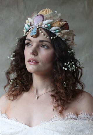MERMAID CRYSTAL DIAMANTE CROWN