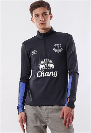 UMBRO EVERTON SHIRT PULLOVER GREY