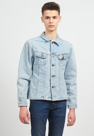VINTAGE LIGHT BLUE LEE DENIM JACKET
