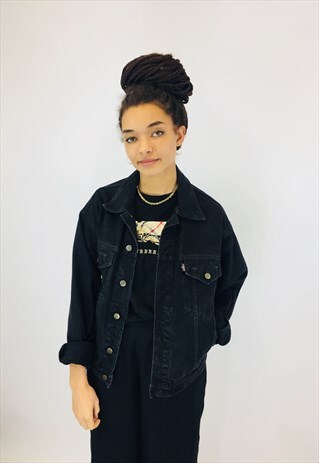 VINTAGE 80S OVERSIZED DENIM JACKET
