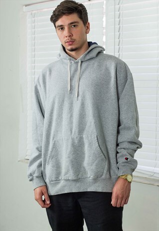 VINTAGE CHAMPION HOODIE SWEATSHIRT LOGO 90S XXL 25.8