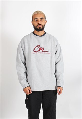 VINTAGE CHAPS RALPH LAUREN SWEATSHIRT GREY