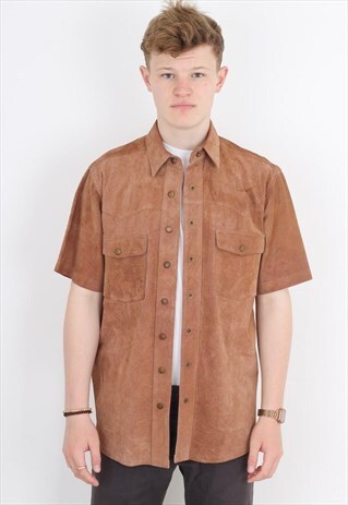 VINTAGE SUEDE SHIRT