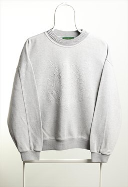 Vintage Lyle&Scott Crewneck Logo Sweatshirt Grey 