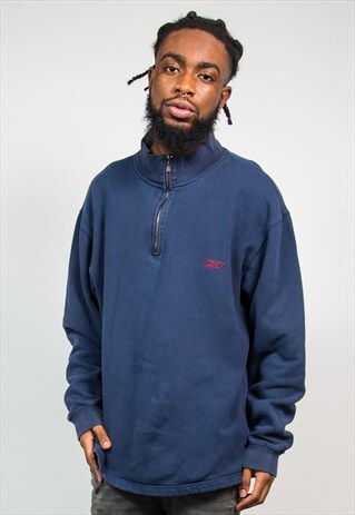REEBOK 90'S VINTAGE QUARTER ZIP SWEATSHIRT