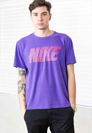 VINTAGE NIKE T-SHIRT LOGO 90S L 5.8