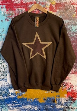 Hand Cut Star Sweat