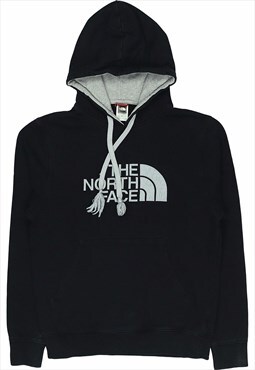 The North Face 90's Spellout Pullover Hoodie Small Black