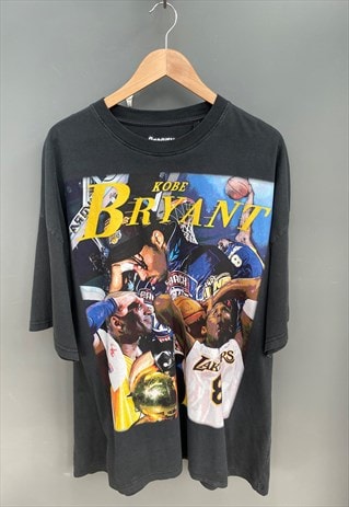 Vintage Oversized Lakers Kobe Bryant Basketball NBA T-shirt | Snakeys ...