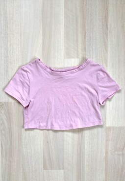 Baby Pink Cropped T-Shirt