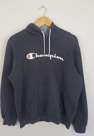 VINTAGE CHAMPION HOODIE HEATHER GREY