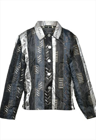 VINTAGE EMBROIDERED JACKET - L