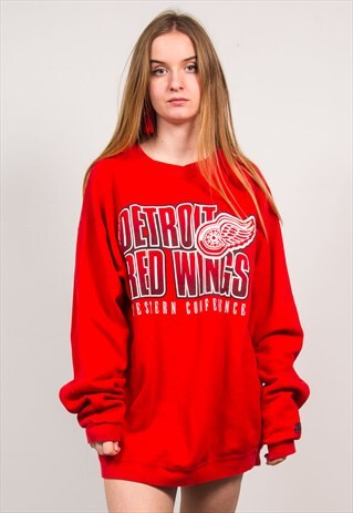 STARTER 90'S DETROIT RED WINGS ICE HOCKEY NHL SWEATSHIRT