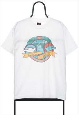 Vintage 90s Independence Graphic Single Stitch TShirt