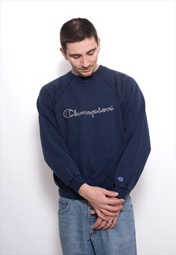 Vintage Champion 90s Spellout Sweatshirt Pullover