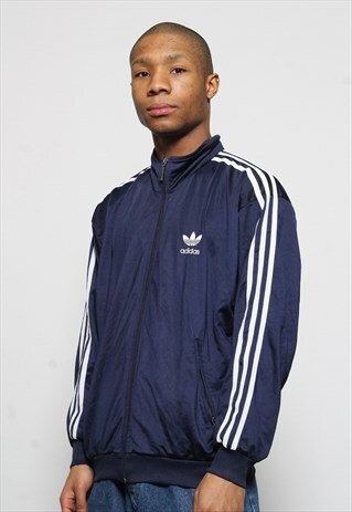VINTAGE ADIDAS ORIGINALS TRACK JACKET BLUE