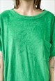 VINTAGE 90S ST MORITZ GREEN T-SHIRT 