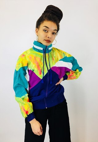 VINTAGE FESTIVAL 80S RAVE WINDBREAKER JACKET