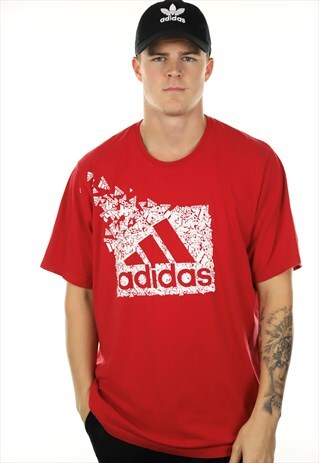 VINTAGE ADIDAS GRAPHIC T SHIRT TEE