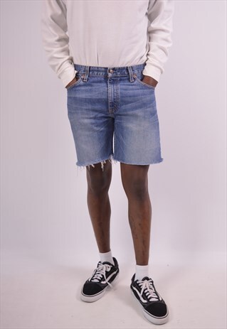 VINTAGE LEVI'S 507 DENIM SHORTS BLUE