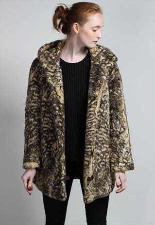 VINTAGE FAUX FUR JACKET