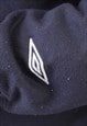 VINTAGE UMBRO SPELLOUT NAVY PULLOVER HOODIE 