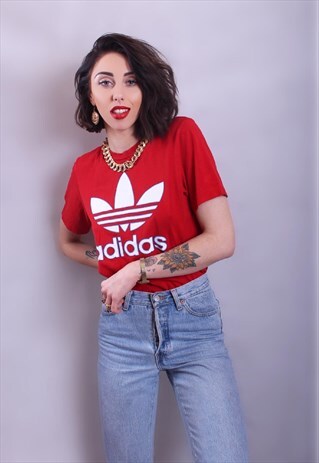 RED ADIDAS TEE