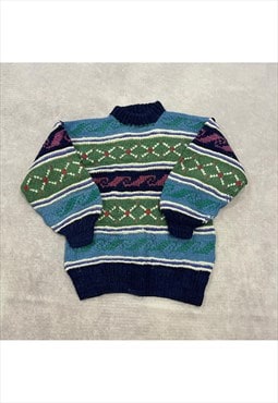 Vintage Knitted Jumper Women's M