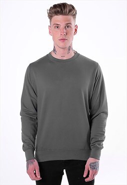 54 Floral Essential Jumper Sweater Pullover - Storm Grey